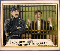 DEMPSEY, JACK MOVIE LOBBY CARD (SO THIS IS PARIS-1924)