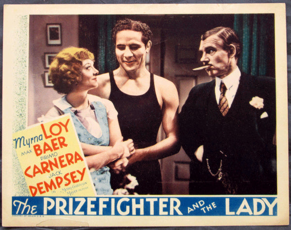 BAER, MAX MOVIE LOBBY CARD (THE PRIZEFIGHTER AND THE LADY-1933)