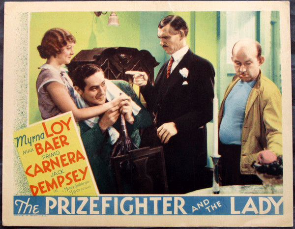 BAER, MAX MOVIE LOBBY CARD (THE PRIZEFIGHTER AND THE LADY-1933)