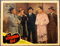 CONN, BILLY SIGNED MOVIE LOBBY CARD (THE PITTSBURGH KID-1940)
