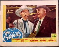 JEFFRIES, JAMES J. MOVIE LOBBY CARD (MR. CELEBRITY-1941)