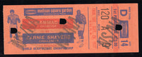 ALI, MUHAMMAD-EARNIE SHAVERS STUBLESS TICKET (1977)