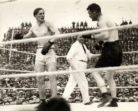 CARPENTIER, GEORGES-TOMMY GIBBONS WIRE PHOTO (2ND ROUND-1924)