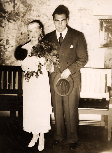 SCHMELING, MAX WEDDING WIRE PHOTOGRAPH (1933)