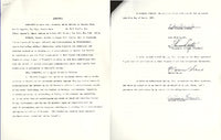 ROSARIO, EDWIN & WILLIAM CAYTON SIGNED MANAGEMENT AGREEMENT (1981)