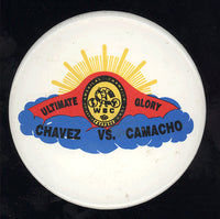 CHAVEZ, JULIO CESAR-HECTOR "MACHO" CAMACHO SOUVENIR PIN (1992)