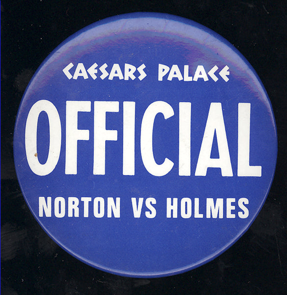 HOLMES, LARRY-KEN NORTON OFFICIAL'S PIN (1978)