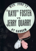 QUARRY, JERRY-MAC FOSTER SOUVENIR PIN (1970)