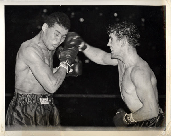 LOUIS, JOE-BILLY CONN I WIRE PHOTO (1941)