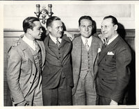 ROSS, BARNEY WIRE PHOTO (1934-HOMORED BY LEONARD, RITCHIE, MCLARNIN)