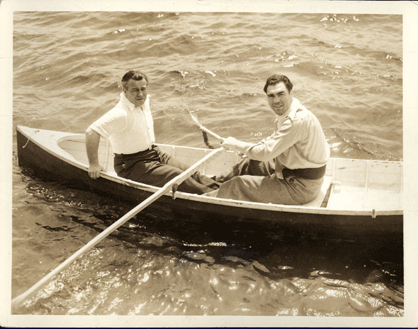 SCHMELING, MAX TRAINING CAMP WIRE PHOTO (1938)