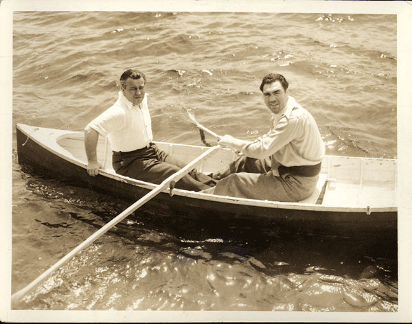 SCHMELING, MAX TRAINING CAMP WIRE PHOTO (1938)