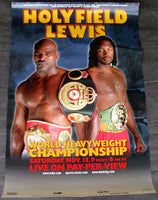 LEWIS, LENNOX-EVANDER HOLYFIELD II PAY PER VIEW POSTER (1999)