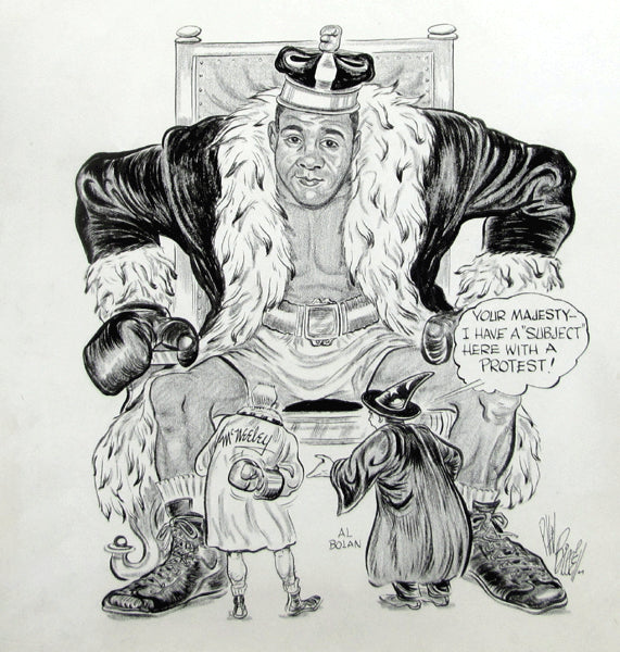 PATTERSON, FLOYD CARTOON ARTWORK (1961-BY PHIL BISSELL)