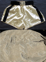 ROBINSON, SUGAR RAY SIGNED TRAINING TRUNKS (1961-FULLMER FIGHT)