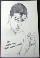 CAMACHO, HECTOR "MACHO" ORIGINAL ARTWORK (1992-BY WAYNE PROKOPIAK)