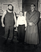 CARNERA, PRIMO WRESTLING WIRE PHOTO (1940's)