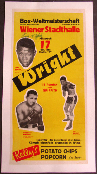 ROBINSON, SUGAR RAY-DIEGO INFANTES ON SITE POSTER (1962)