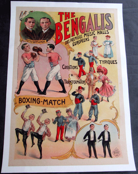BENGALIS CIRCUS POSTER (EARLY 20TH CENTURY BY LOUIS GALICE)