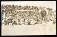 WOLGAST, AD-OWEN MORAN REAL PHOTO POSTCARD (1911-END OF FIGHT)