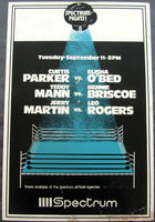 BRISCOE, BENNIE-TEDDY MANN ON SITE POSTER (1979)