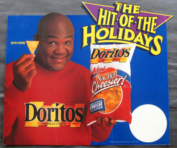 FOREMAN, GEORGE DORITOS ADVERTISING POSTER (1992)