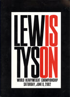 TYSON, MIKE-LENNOX LEWIS PRESS KIT (2002)