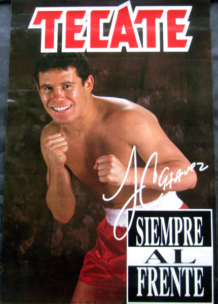 CHAVEZ, JULIO CESAR ADVERTISING POSTER (FOR TECATE BEER)