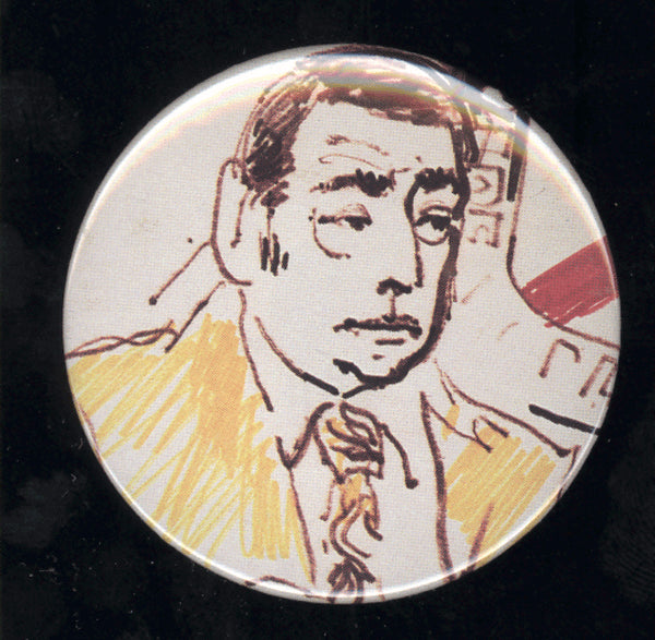 COSELL, HOWARD VINTAGE PIN (1970'S)