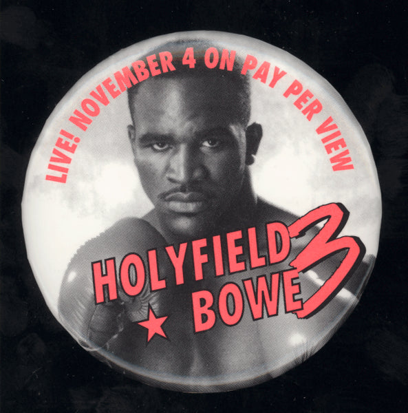 HOLYFIELD, EVANDER-RIDDICK BOWE III SOUVENIR PIN (