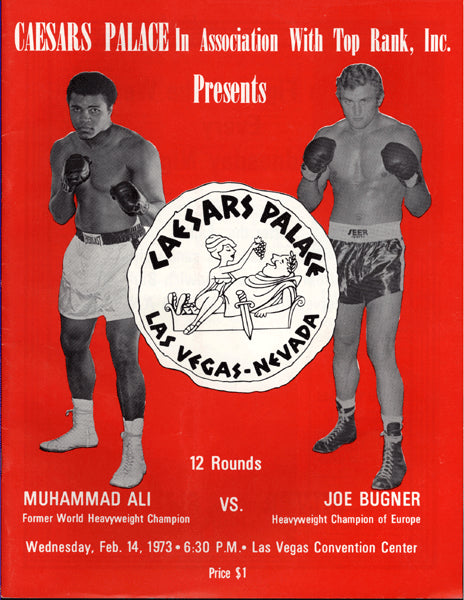 ALI, MUHAMMAD-JOE BUGNER I OFFICIAL PROGRAM (1973)