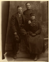 NELSON, BATTLING & DICK COX ORIGINAL ANTIQUE PHOTO (1917)