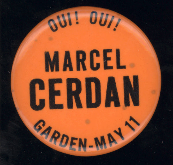 CERDAN JR., MARCEL SOUVENIR PIN (1970))