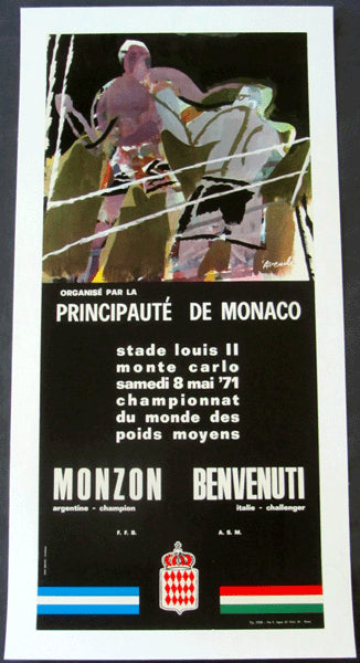 MONZON, CARLOS-NINO BENVENUTI II ON SITE POSTER (1971)