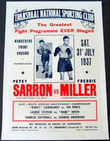 SARRON, PETEY-FREDDY MILLER ORIGINAL ON SITE POSTER (1937)