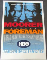FOREMAN, GEORGE-MICHAEL MOORER SIGNED FIGHT POSTER (1994)