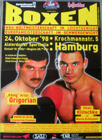 KLITSCHKO, VITALI-MARIO SCHIESSER ON SITE POSTER (1998)