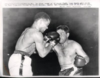 MACHEN, EDDIE-JOEY MAXIM II WIRE PHOTO (1957-1ST ROUND)