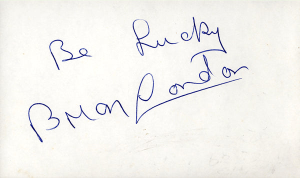 LONDON, BRIAN INK SIGNATURE