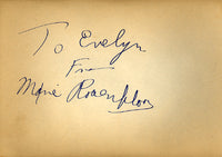 ROSENBLOOM, MAXIE INK SIGNATURE