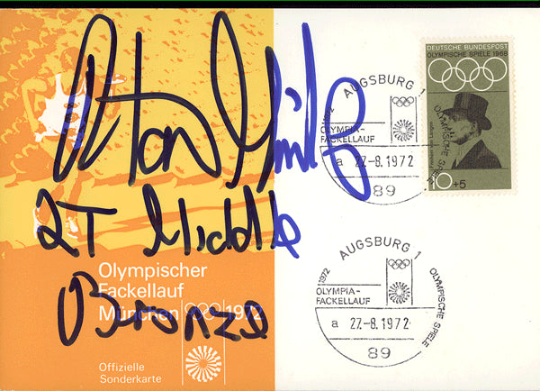 MINTER, ALAN SIGNED FIRST DAY COVER (1972)