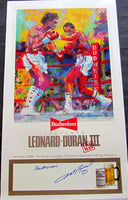 LEONARD, SUGAR RAY-ROBERTO DURAN III ORIGINAL POSTER (1989-SIGNED BY BOTH)