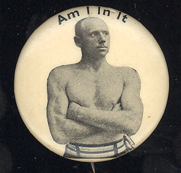 FITZSIMMONS, ROBERT SOUVENIR PIN (1896)