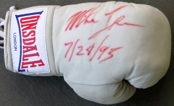 TYSON, MIKE VINTAGE SIGNED GLOVE (1995)