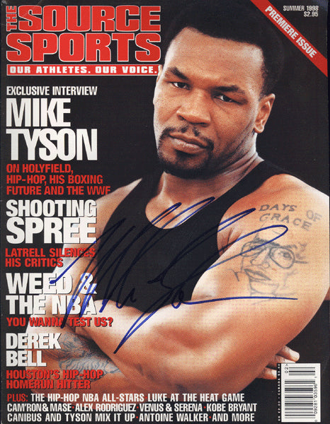 TYSON, MIKE SIGNED MAGAZINE (1998)