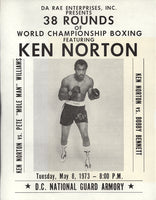 NORTON, KEN EXHIBITION OFFICIAL PROGRAM (1973)