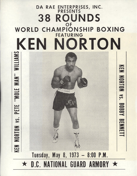 NORTON, KEN EXHIBITION OFFICIAL PROGRAM (1973)