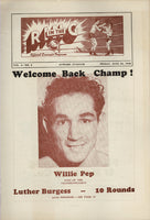 PEP, WILLIE-LUTHER BURGESS OFFICIAL PROGRAM (1948)