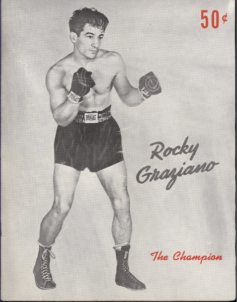 ZALE, TONY-ROCKY GRAZIANO III OFFICIAL PROGRAM (1948)