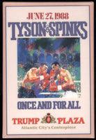 TYSON, MIKE-MICHAEL SPINKS SOUVENIR PIN (1988)